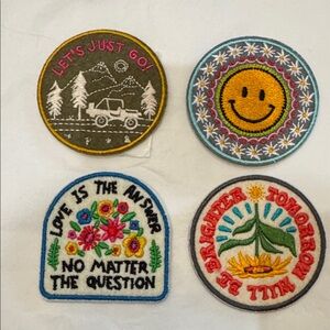 NATURAL LIFE Embroidered Sticker Set